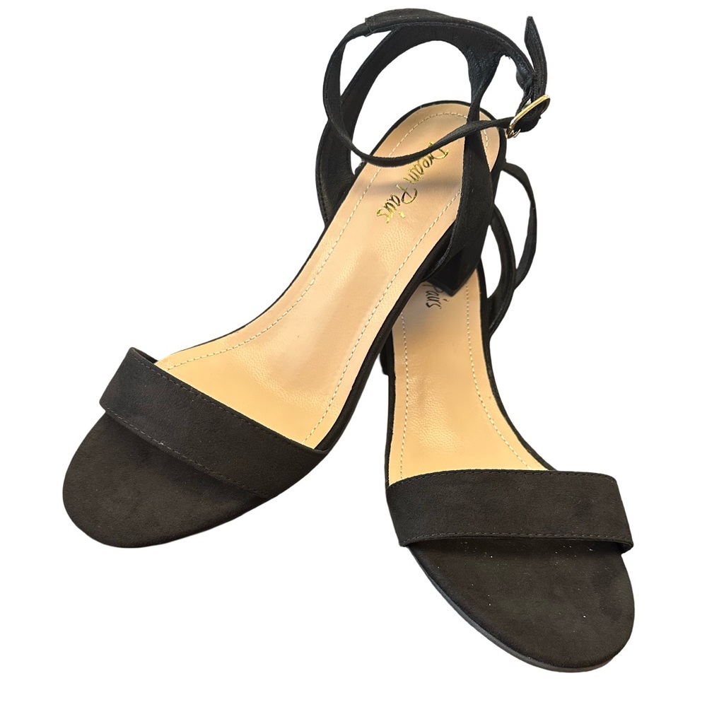 Dream Pairs Black Sandals Minimalist Design